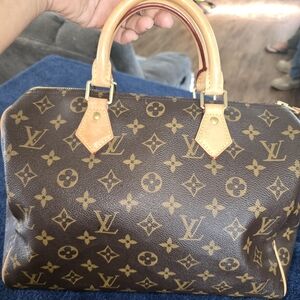 Louis Vuitton Brown  Monogram speedy 30